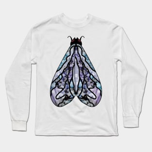 Purple moth Long Sleeve T-Shirt